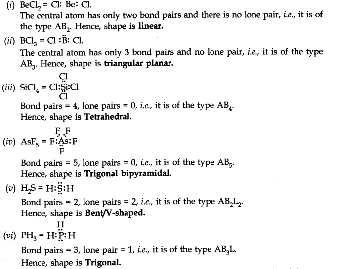 NCERT Solutions for 11th Class Chemistry: Chapter 4-Chemical Bonding and Molecular Structure Que. 7