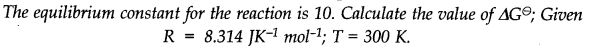NCERT Solutions for 11th Class Chemistry: Chapter 6-Thermodynamics Que. 20