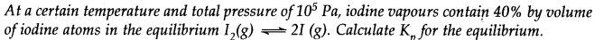 NCERT Solutions for 11th Class Chemistry: Chapter 7-Equilibrium Que. 3