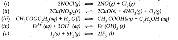 NCERT Solutions for 11th Class Chemistry: Chapter 7-Equilibrium Que. 4