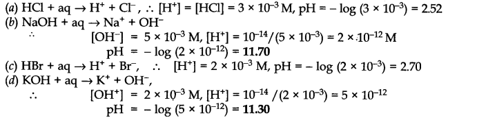 NCERT Solutions for 11th Class Chemistry: Chapter 7-Equilibrium Que. 47