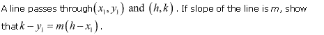 NCERT Solutions for 11th Class Maths: Chapter 10-Straight Lines Ex. 10.1 Que. 12