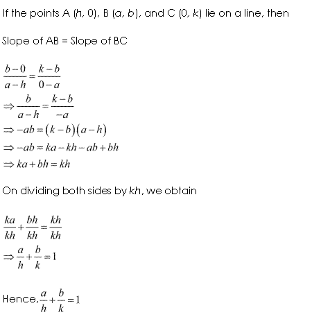 NCERT Solutions for 11th Class Maths: Chapter 10-Straight Lines Ex. 10.1 Que. 13