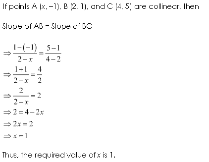 NCERT Solutions for 11th Class Maths: Chapter 10-Straight Lines Ex. 10.1 Que. 8