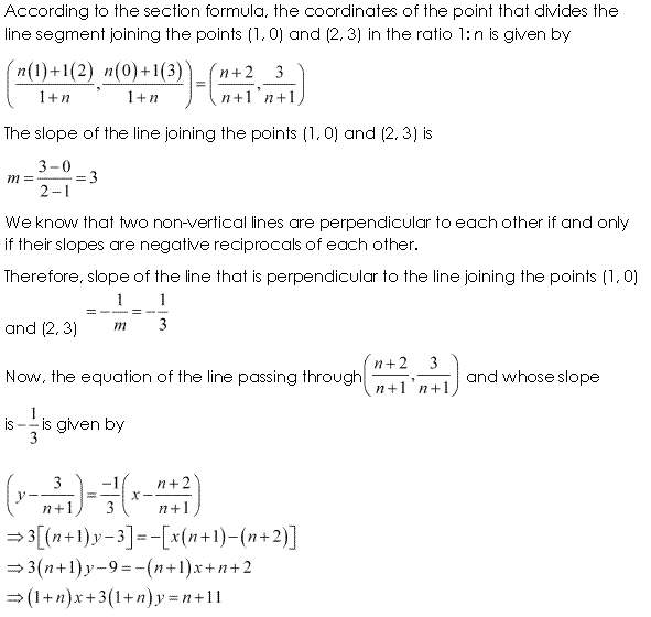 NCERT Solutions for 11th Class Maths: Chapter 10-Straight Lines Ex. 10.2 Que. 11