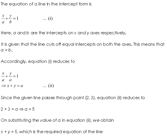 NCERT Solutions for 11th Class Maths: Chapter 10-Straight Lines Ex. 10.2 Que. 12