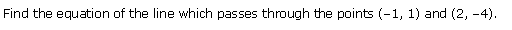 NCERT Solutions for 11th Class Maths: Chapter 10-Straight Lines Ex. 10.2 Que. 7