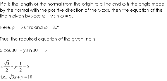 NCERT Solutions for 11th Class Maths: Chapter 10-Straight Lines Ex. 10.2 Que. 8