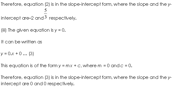 NCERT Solutions for 11th Class Maths: Chapter 10-Straight Lines Ex. 10.3 Que. 1