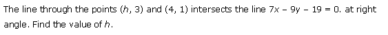 NCERT Solutions for 11th Class Maths: Chapter 10-Straight Lines Ex. 10.3 Que. 10