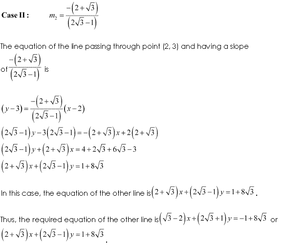 NCERT Solutions for 11th Class Maths: Chapter 10-Straight Lines Ex. 10.3 Que. 12