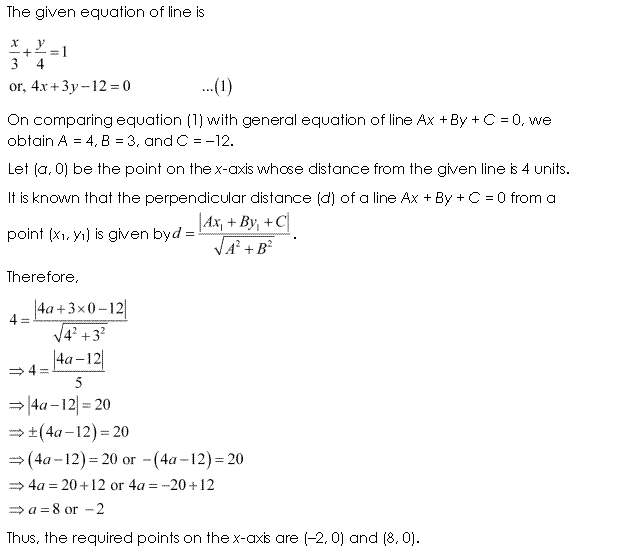 NCERT Solutions for 11th Class Maths: Chapter 10-Straight Lines Ex. 10.3 Que. 5