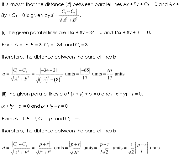 NCERT Solutions for 11th Class Maths: Chapter 10-Straight Lines Ex. 10.3 Que. 6