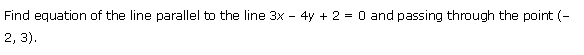 NCERT Solutions for 11th Class Maths: Chapter 10-Straight Lines Ex. 10.3 Que. 7