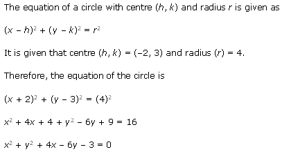 NCERT Solutions for 11th Class Maths: Chapter 11-Conic Sections Ex. 11. que. 2