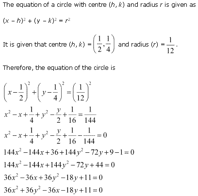 NCERT Solutions for 11th Class Maths: Chapter 11-Conic Sections Ex. 11. que. 3