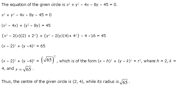 NCERT Solutions for 11th Class Maths: Chapter 11-Conic Sections Ex. 11. que. 7