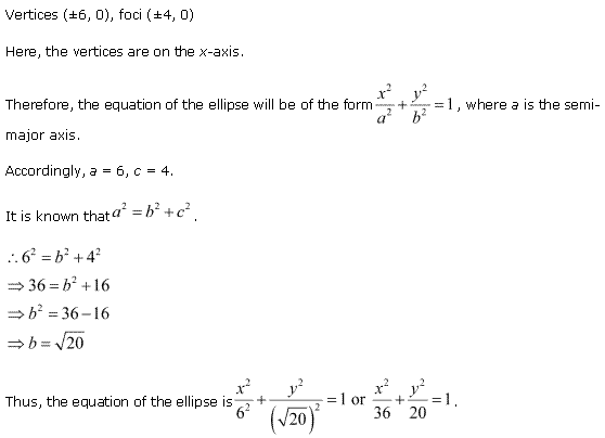 NCERT Solutions for 11th Class Maths: Chapter 11-Conic Sections Ex. 11. 3 que. 12
