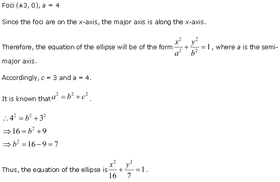 NCERT Solutions for 11th Class Maths: Chapter 11-Conic Sections Ex. 11. 3 que. 17