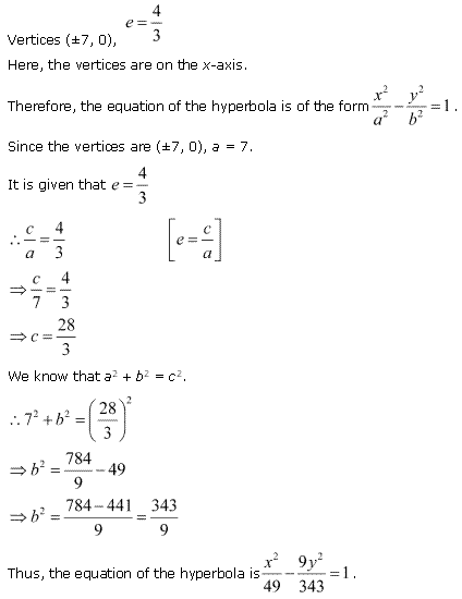 NCERT Solutions for 11th Class Maths: Chapter 11-Conic Sections Ex. 11. 4 que. 14