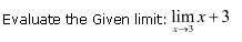 NCERT Solutions for 11th Class Maths: Chapter 13-Limits and Derivatives Ex.13.1 Que. 1