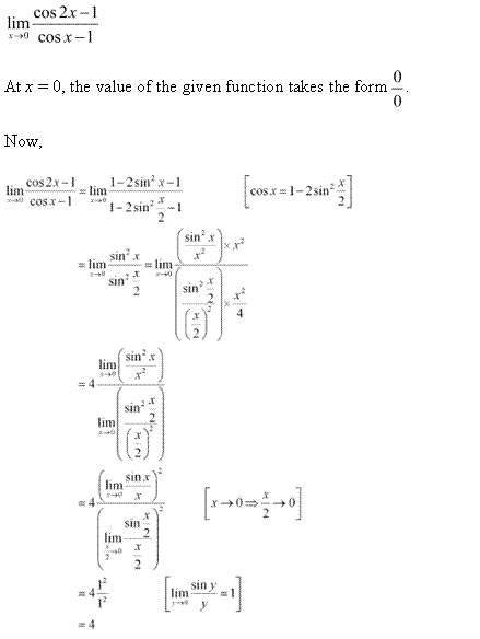 NCERT Solutions for 11th Class Maths: Chapter 13-Limits and Derivatives Ex.13.1 Que. 17