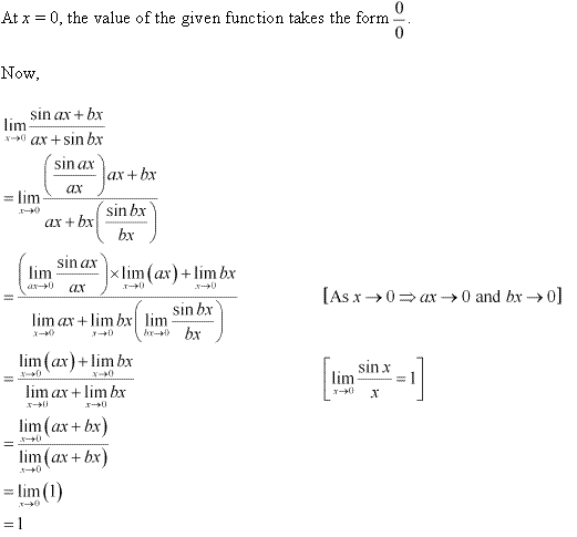 NCERT Solutions for 11th Class Maths: Chapter 13-Limits and Derivatives Ex.13.1 Que. 20