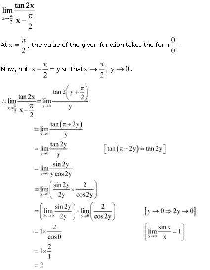 NCERT Solutions for 11th Class Maths: Chapter 13-Limits and Derivatives Ex.13.1 Que. 22