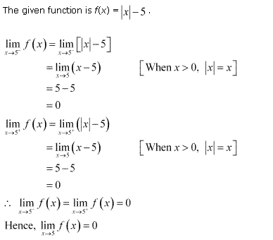 NCERT Solutions for 11th Class Maths: Chapter 13-Limits and Derivatives Ex.13.1 Que. 27