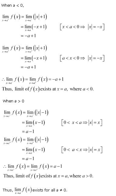 NCERT Solutions for 11th Class Maths: Chapter 13-Limits and Derivatives Ex.13.1 Que. 30
