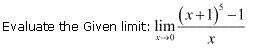 NCERT Solutions for 11th Class Maths: Chapter 13-Limits and Derivatives Ex.13.1 Que. 6