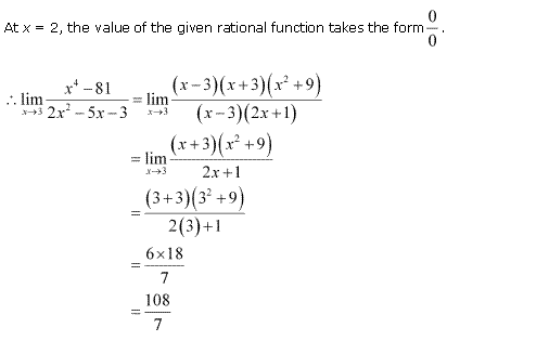 NCERT Solutions for 11th Class Maths: Chapter 13-Limits and Derivatives Ex.13.1 Que. 8