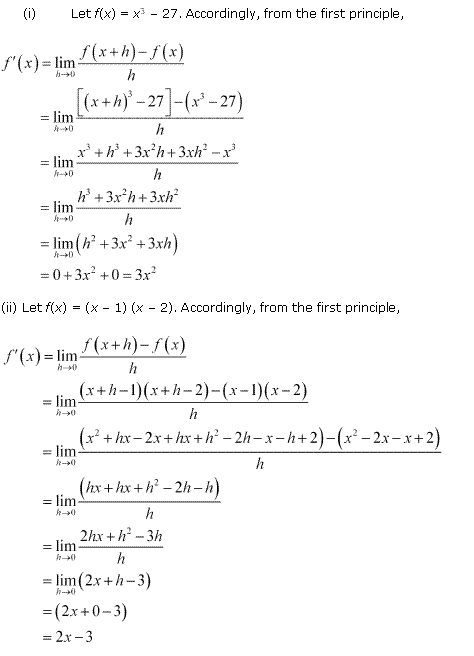 NCERT Solutions for 11th Class Maths: Chapter 13-Limits and Derivatives Ex.13.2 Que. 4