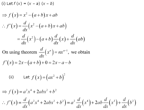 NCERT Solutions for 11th Class Maths: Chapter 13-Limits and Derivatives Ex.13.2 Que. 7