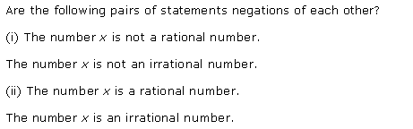 NCERT Solutions for 11th Class Maths: Chapter 14-Mathematical Reasoning Ex. 14.2 Que. 2