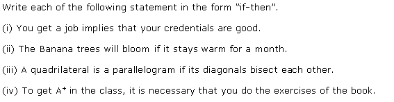 NCERT Solutions for 11th Class Maths: Chapter 14-Mathematical Reasoning Ex. 14.4 Que. 3