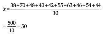 NCERT Solutions for 11th Class Maths: Chapter 15-Statistics Ex. 15.1 Que. 2