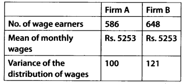 NCERT Solutions for 11th Class Maths: Chapter 15-Statistics Ex. 15.3 Que. 3