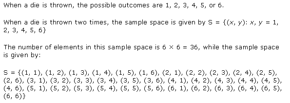NCERT Solutions for 11th Class Maths: Chapter 16-Probability Ex. 16.1 Que. 2