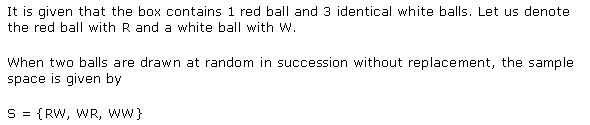 NCERT Solutions for 11th Class Maths: Chapter 16-Probability Ex. 16.1 Que. 9