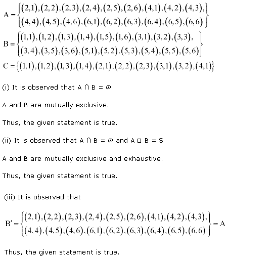 NCERT Solutions for 11th Class Maths: Chapter 16-Probability Ex. 16.2 Que. 7