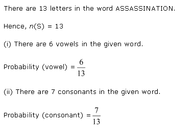 NCERT Solutions for 11th Class Maths: Chapter 16-Probability Ex. 16.3 Que. 10