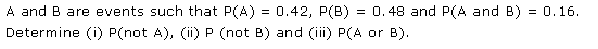 NCERT Solutions for 11th Class Maths: Chapter 16-Probability Ex. 16.3 Que. 17
