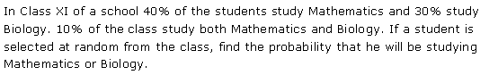 NCERT Solutions for 11th Class Maths: Chapter 16-Probability Ex. 16.3 Que. 18