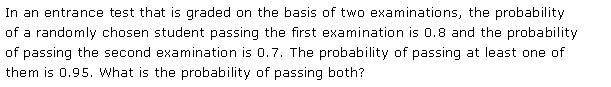 NCERT Solutions for 11th Class Maths: Chapter 16-Probability Ex. 16.3 Que. 19