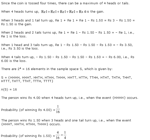 NCERT Solutions for 11th Class Maths: Chapter 16-Probability Ex. 16.3 Que. 7