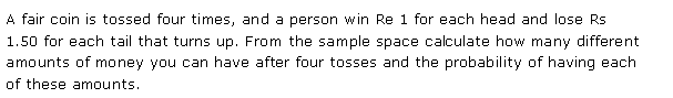NCERT Solutions for 11th Class Maths: Chapter 16-Probability Ex. 16.3 Que. 7