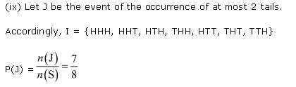 NCERT Solutions for 11th Class Maths: Chapter 16-Probability Ex. 16.3 Que. 8