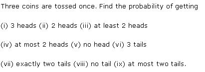 NCERT Solutions for 11th Class Maths: Chapter 16-Probability Ex. 16.3 Que. 8