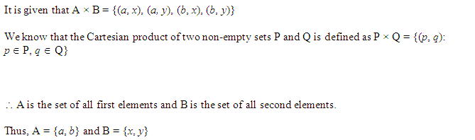 NCERT Solutions for 11th Class Maths: Chapter 2-Relations and Functions Ex. 2.1 Que. 6